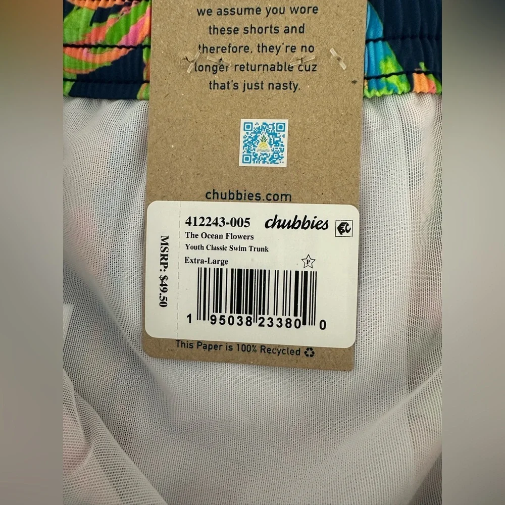 chubbies vibrant floral